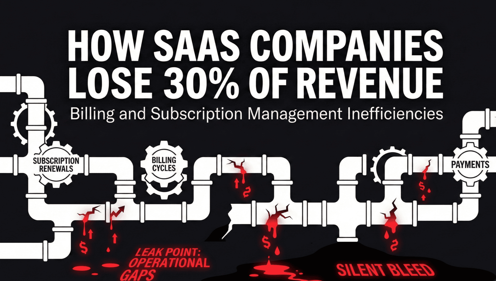 How SaaS Companies Lose 30% of Revenue to Billing and Subscription Management Inefficiencies